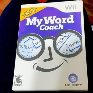 New Wii MY WORD COACH. IMPROVED YOUR VOCABULARY